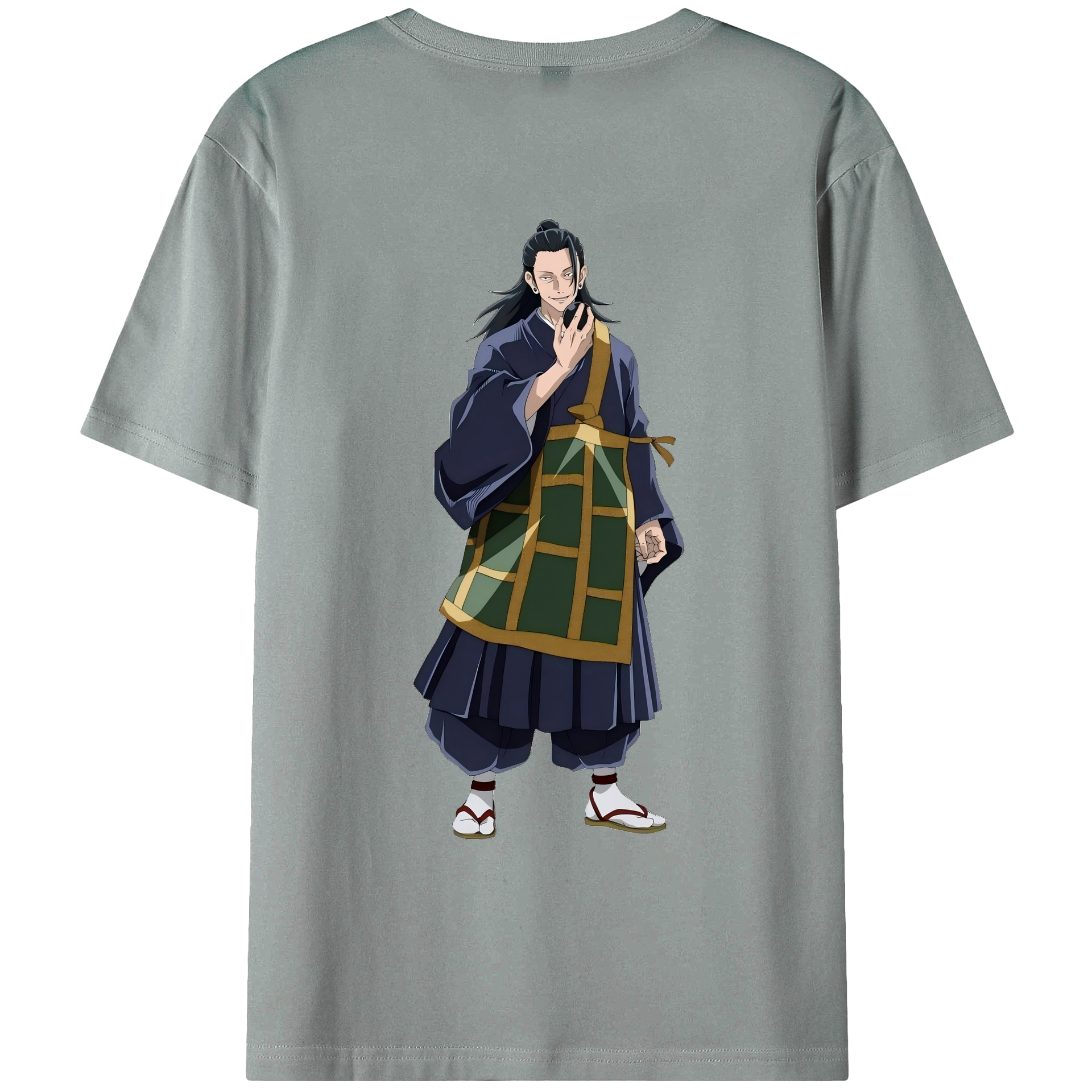 （画像用） 呪術廻戦 Jujutsu Kaisen 綿100％ メンズ半袖Tシャツ（バックプリント） 通気性